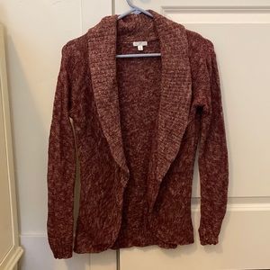 BP size S red cardigan